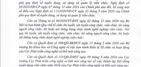 Thông báo Kết quả kiểm tra Phiếu đăng ký dự tuyển và triệu tập thí sinh đủ điều kiện tham gia phỏng vấn (Vòng 2)